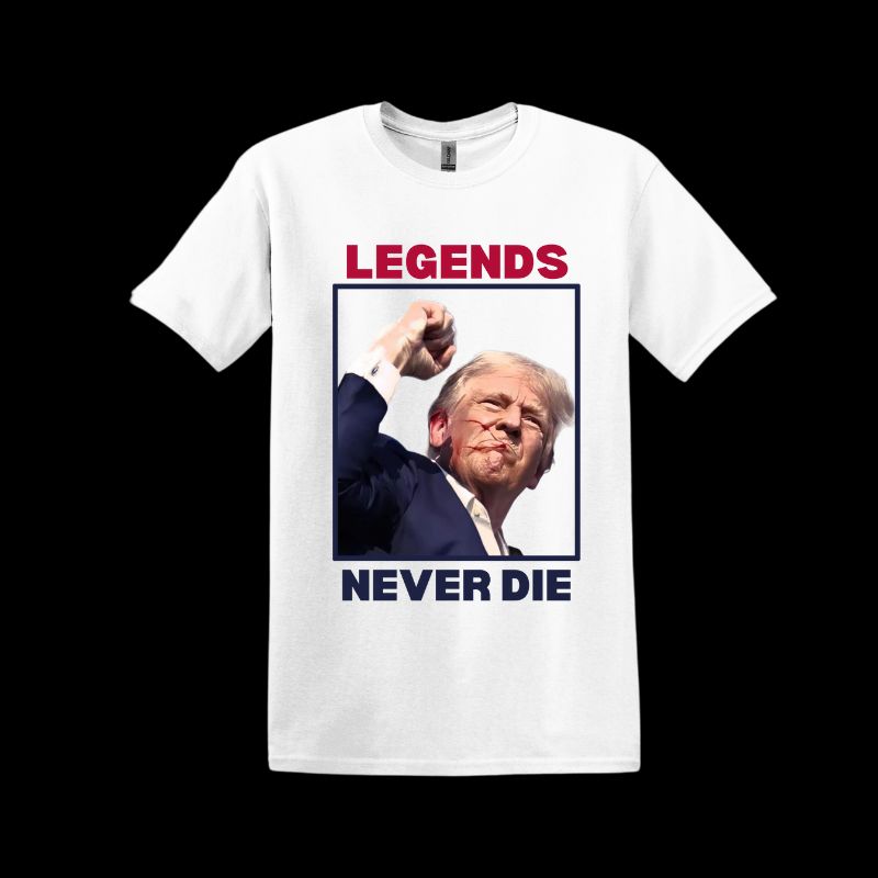 Trump Rally 2024 T-Shirt Legends Never Die