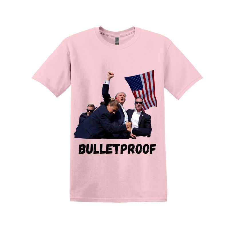 Custom Trump Rally 2024 T-Shirt Bullet Proof