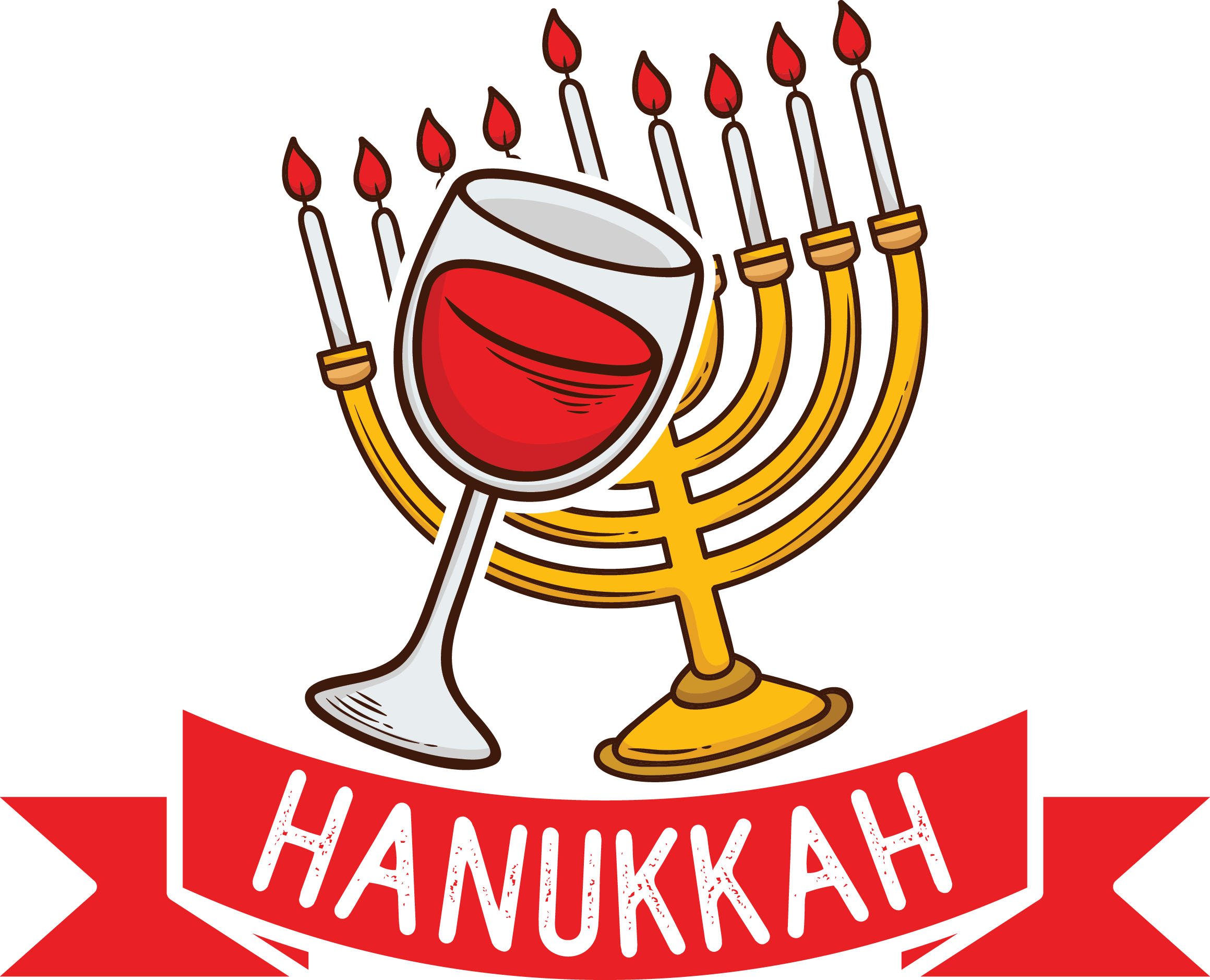 Hanukkah DTF Transfers Ready To press Adult Size