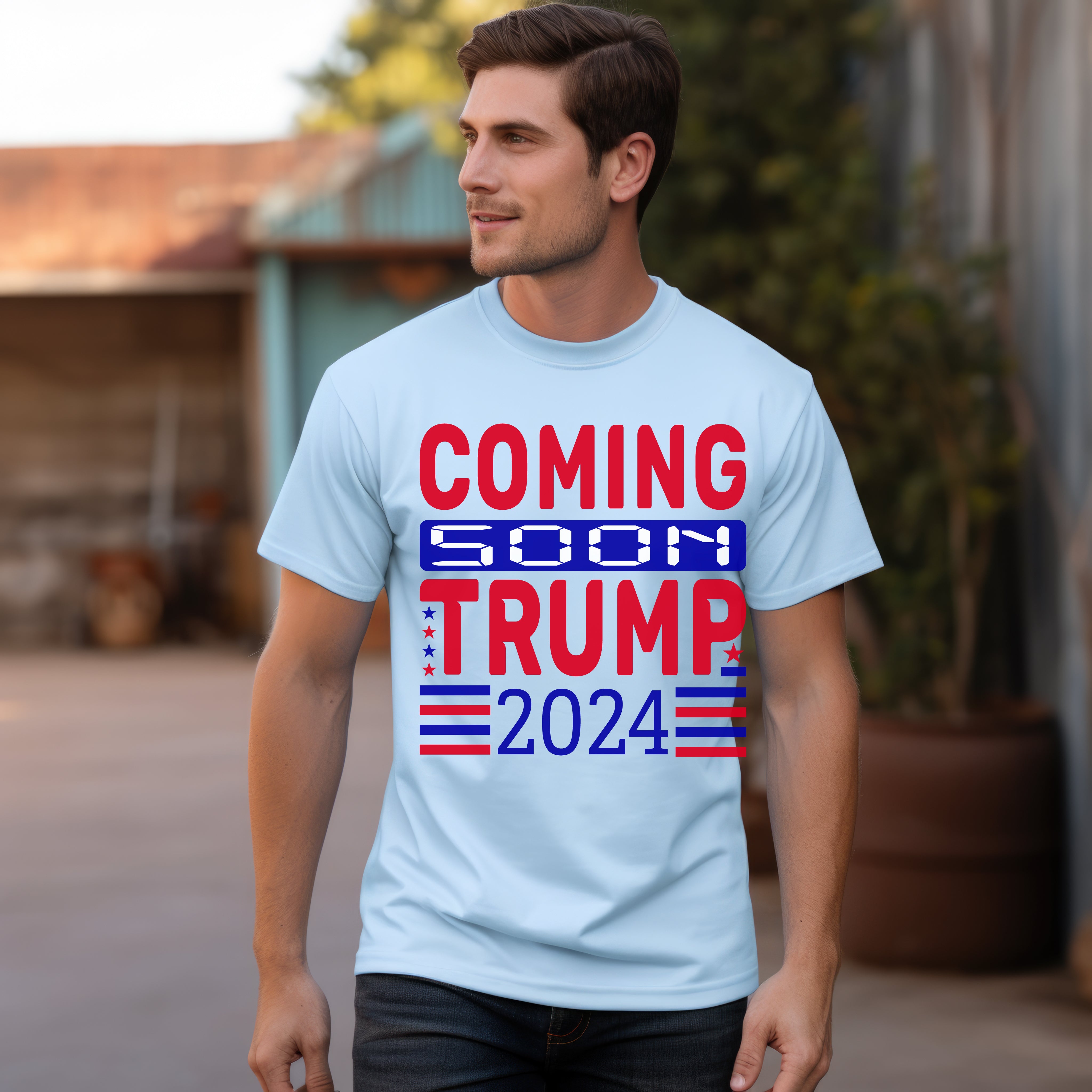 Coming Soon Trump 2024  Custom T-Shirt Trump 2024