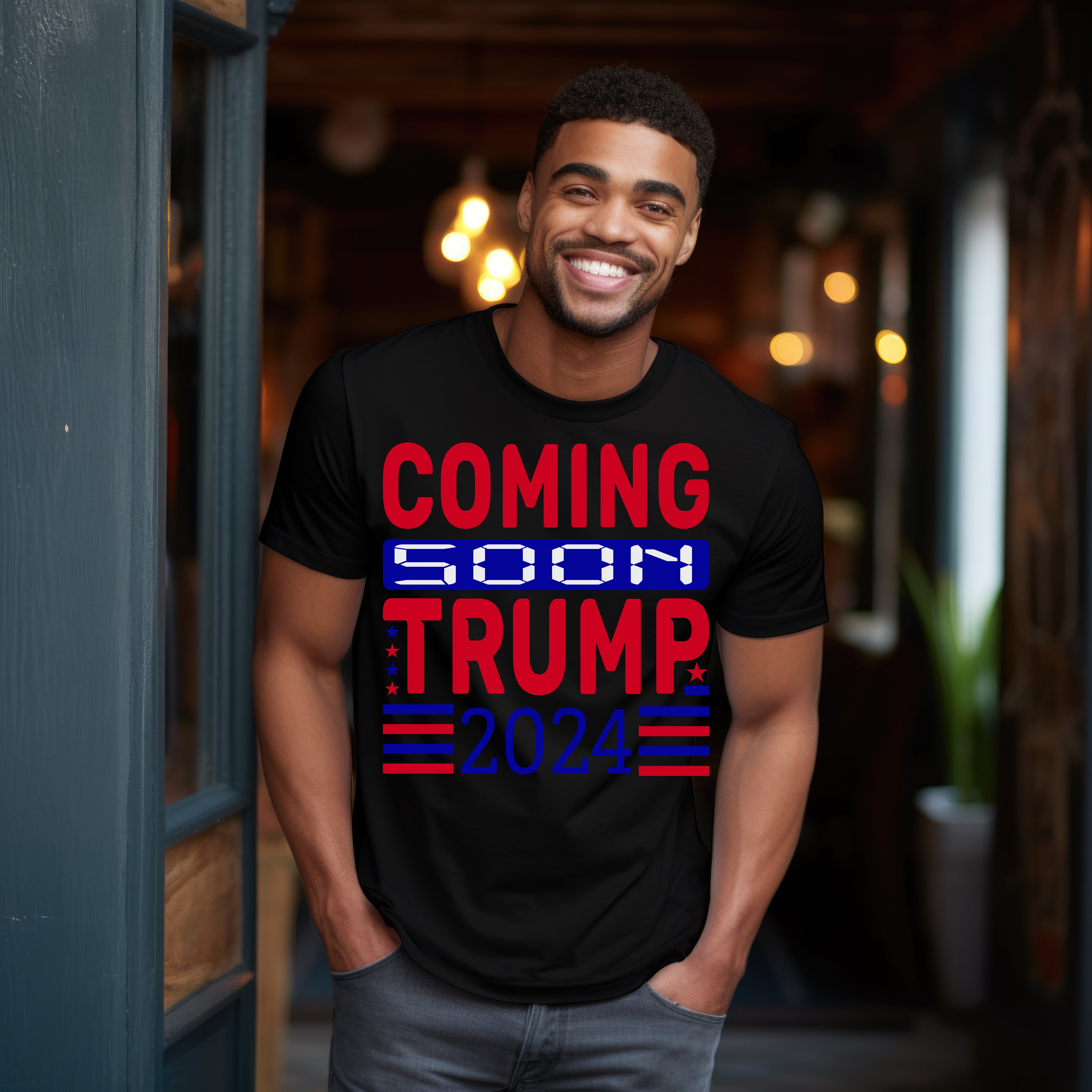 Coming Soon Trump 2024  Custom T-Shirt Trump 2024