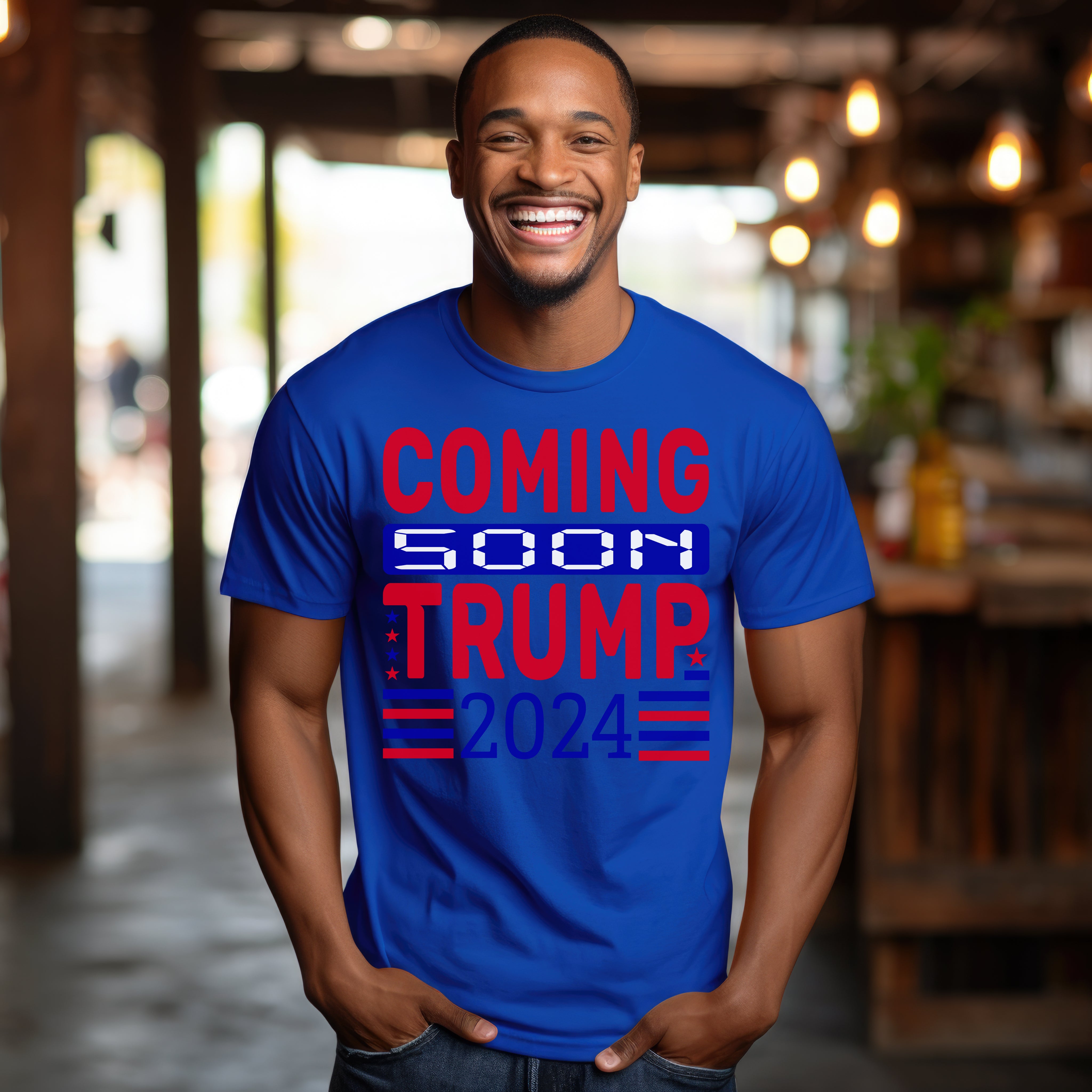 Coming Soon Trump 2024  Custom T-Shirt Trump 2024