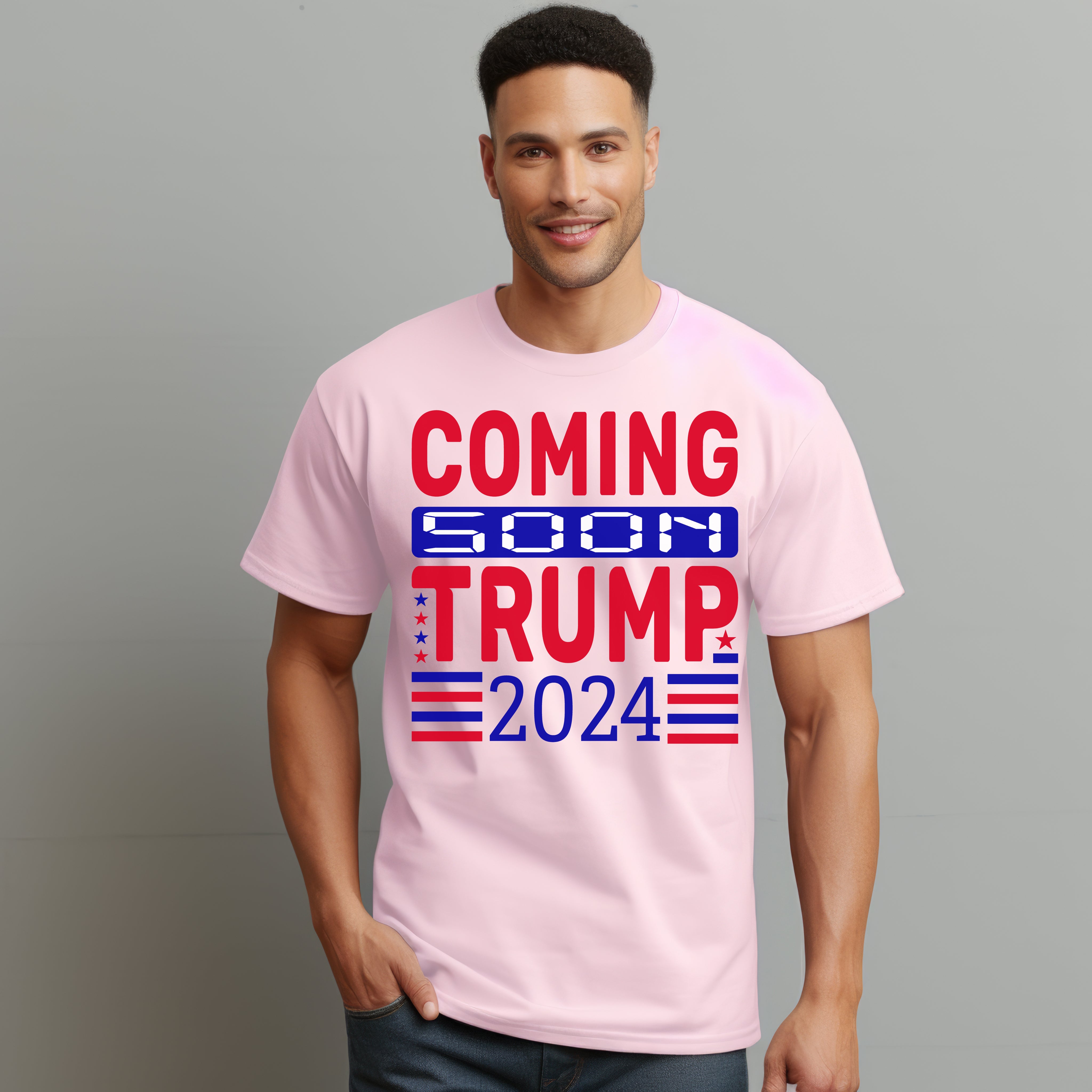 Coming Soon Trump 2024  Custom T-Shirt Trump 2024