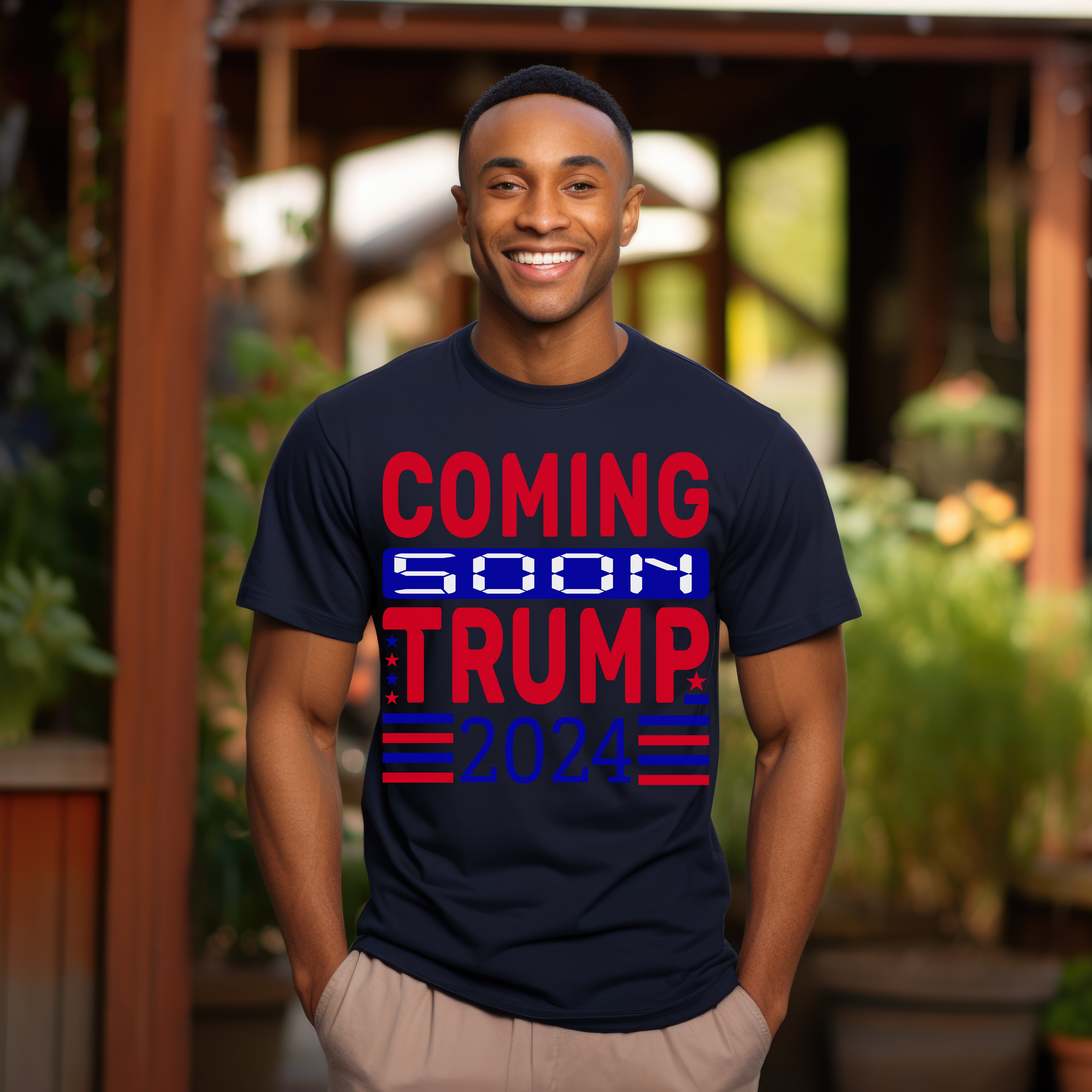 Coming Soon Trump 2024  Custom T-Shirt Trump 2024