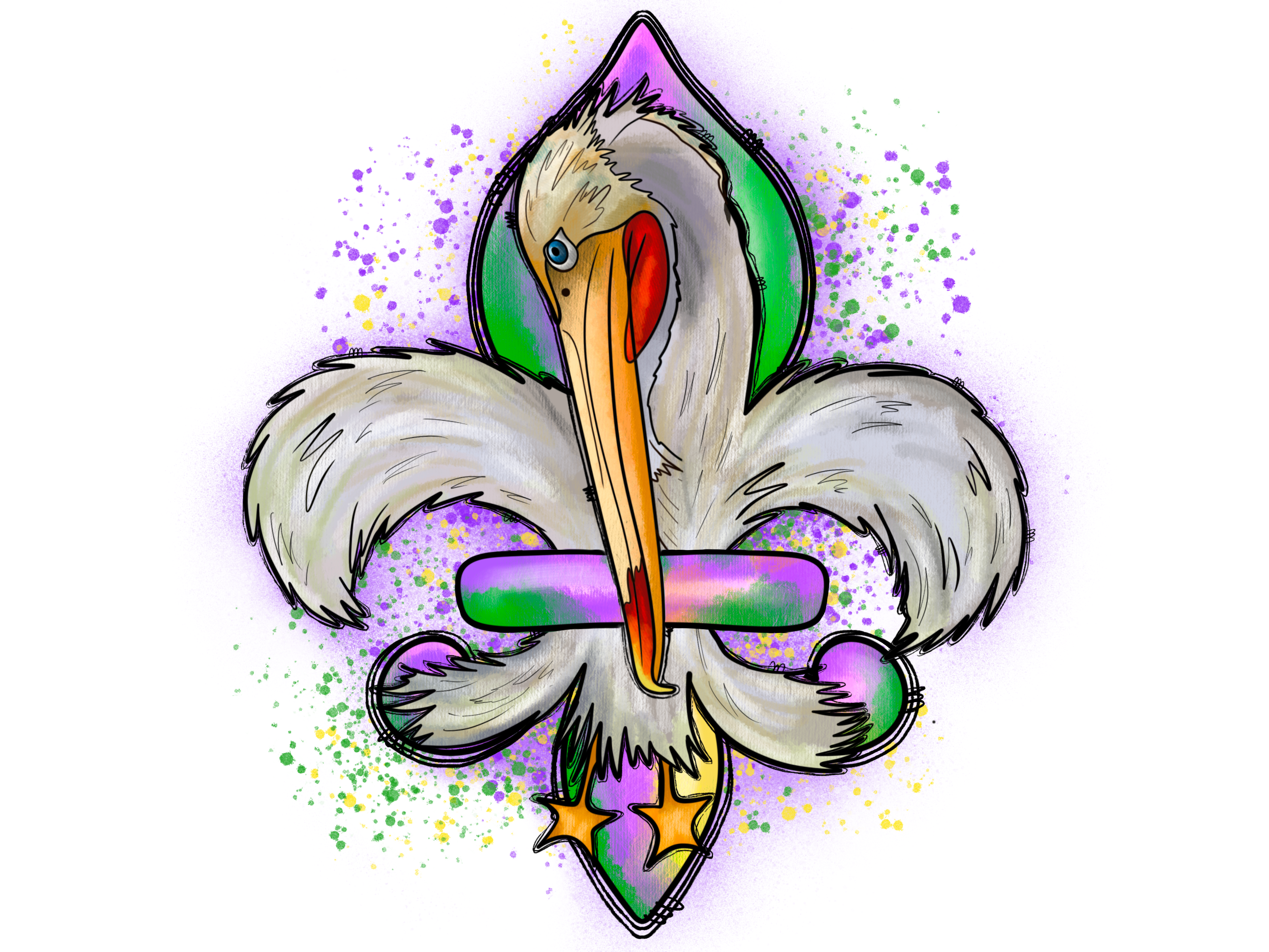 Mardi Gras DTF Ready To Press (70 Designs To Choose From) - Panda DTF Transfers