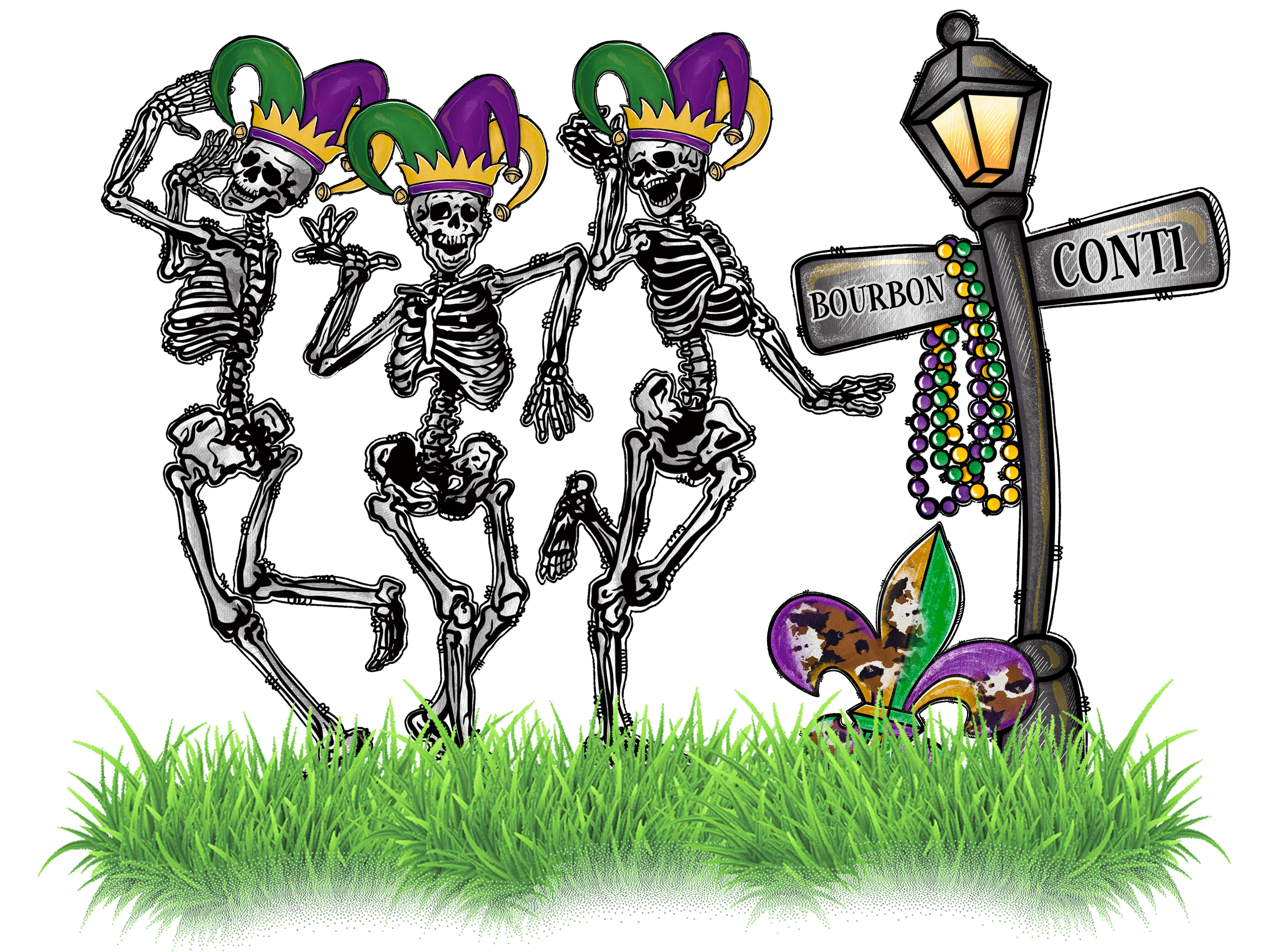 Mardi Gras DTF Ready To Press (70 Designs To Choose From) - Panda DTF Transfers