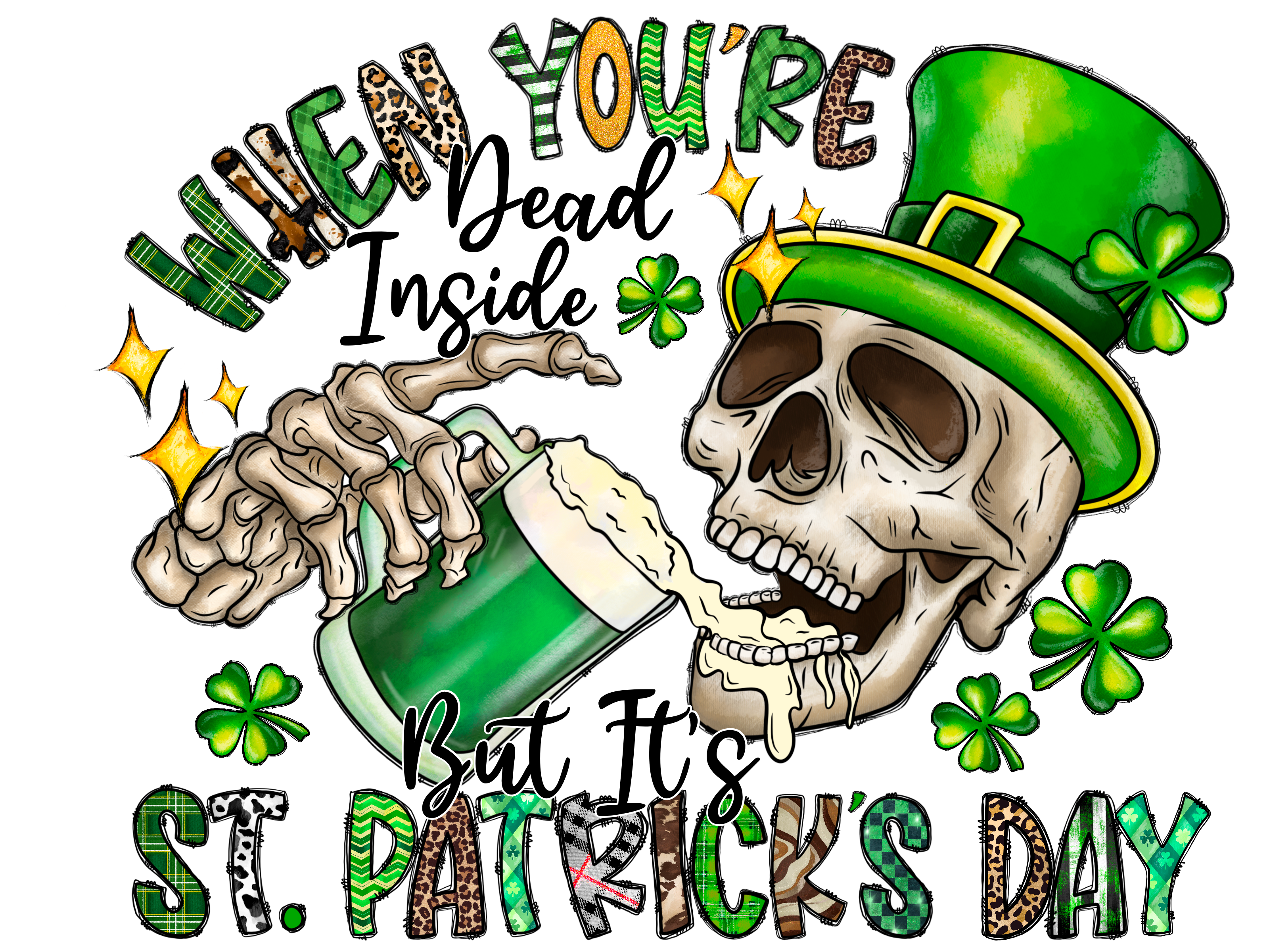 St Patricks Day DTF Ready To Press (80 Designs To Choose From) - Panda DTF Transfers