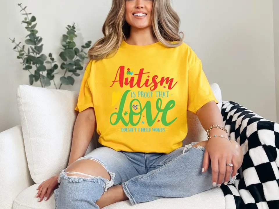 Autism Awareness T-Shirt - Design Your Own with over 50 options - Panda DTF Transfers