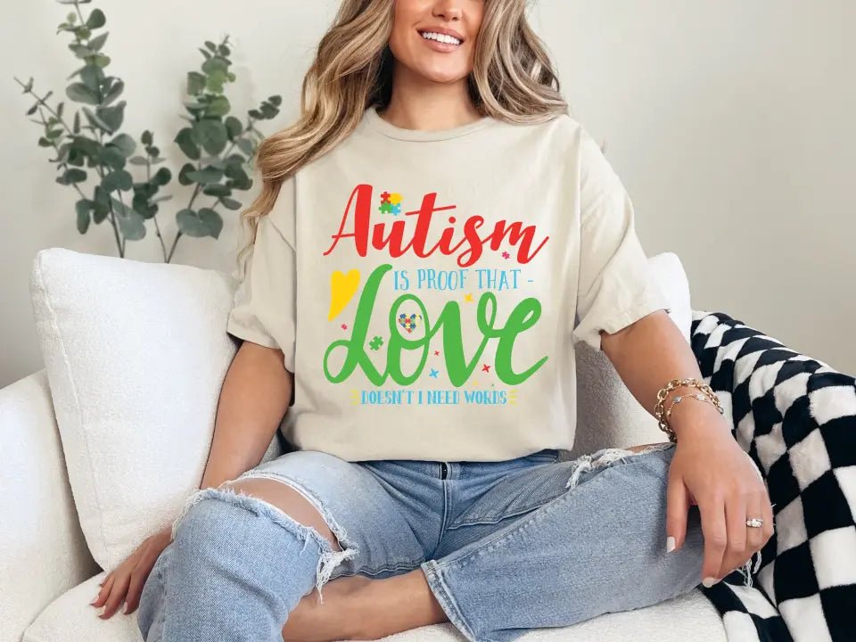 Autism Awareness T-Shirt - Design Your Own with over 50 options - Panda DTF Transfers