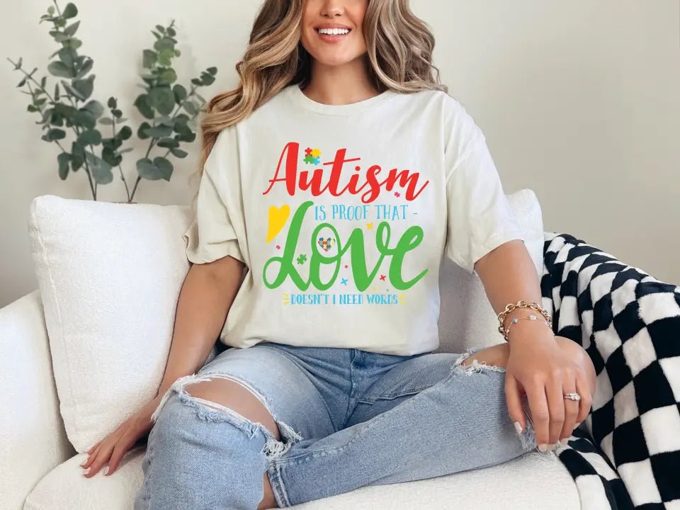 Autism Awareness T-Shirt - Design Your Own with over 50 options - Panda DTF Transfers