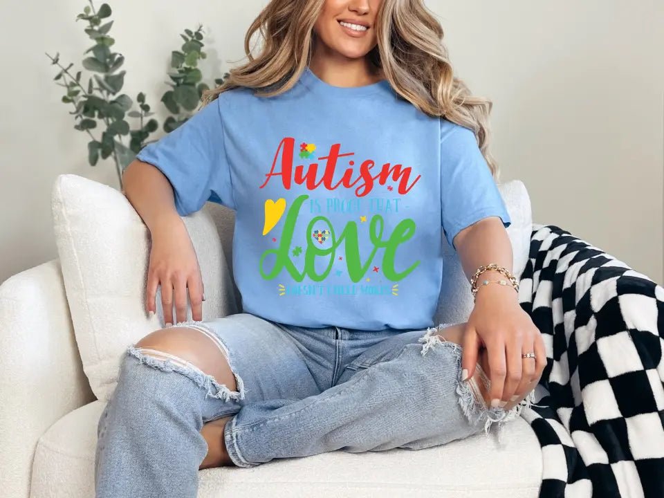 Autism Awareness T-Shirt - Design Your Own with over 50 options - Panda DTF Transfers