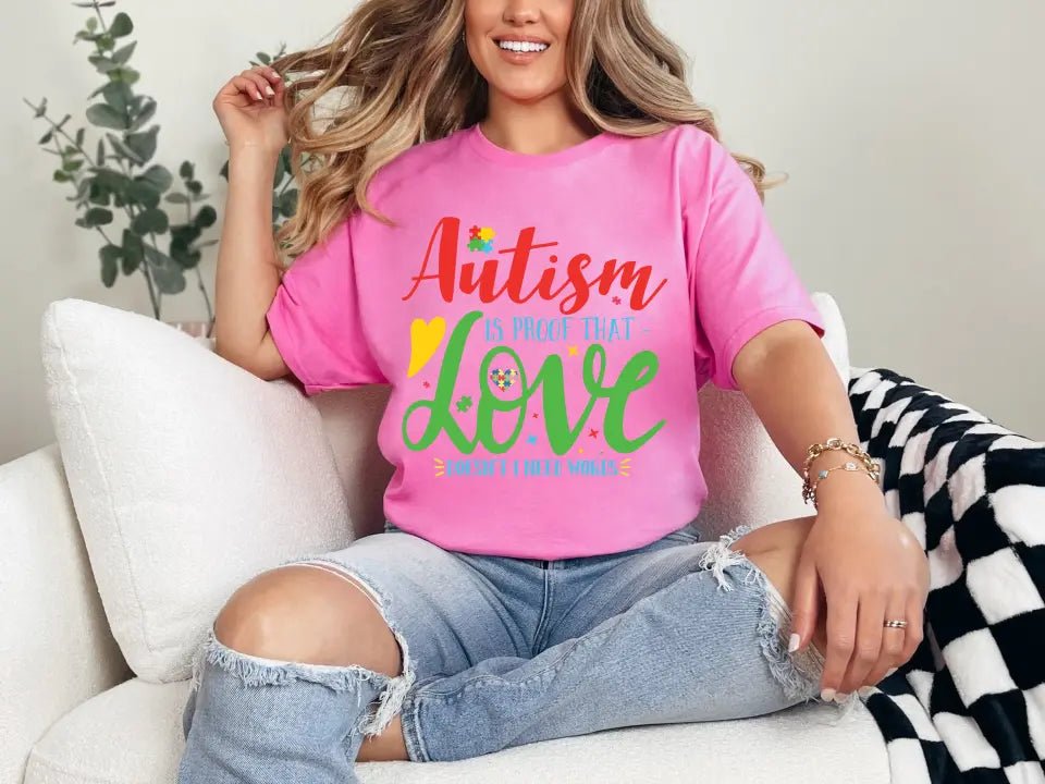 Autism Awareness T-Shirt - Design Your Own with over 50 options - Panda DTF Transfers