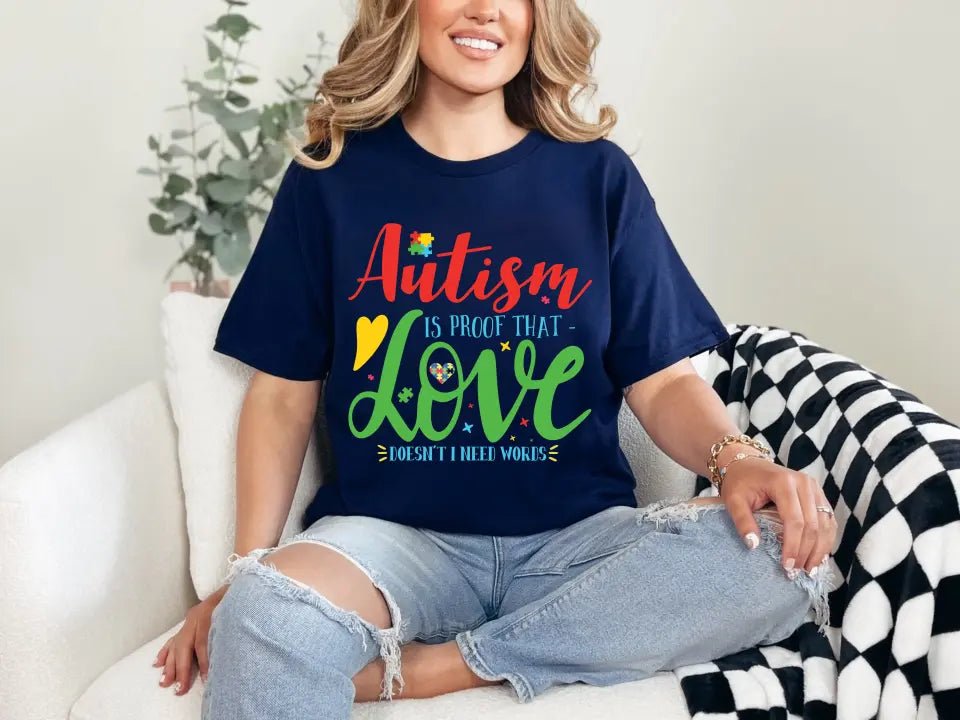 Autism Awareness T-Shirt - Design Your Own with over 50 options - Panda DTF Transfers