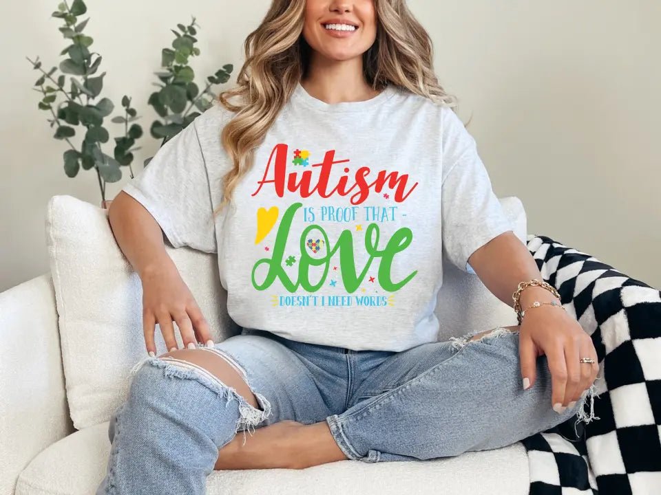 Autism Awareness T-Shirt - Design Your Own with over 50 options - Panda DTF Transfers