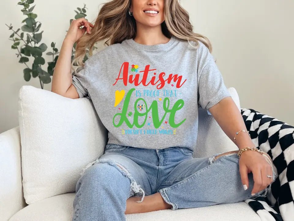 Autism Awareness T-Shirt - Design Your Own with over 50 options - Panda DTF Transfers