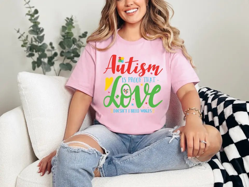 Autism Awareness T-Shirt - Design Your Own with over 50 options - Panda DTF Transfers