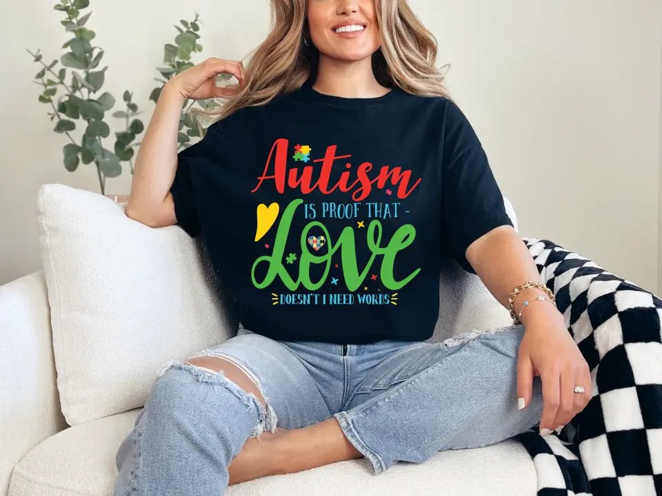 Autism Awareness T-Shirt - Design Your Own with over 50 options - Panda DTF Transfers