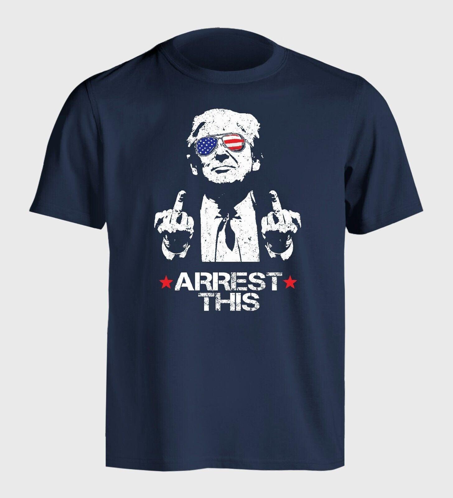 Donald Trump Arrest This Funny T-Shirt 2024 Elections - Adults and Kids - Panda DTF Transfers