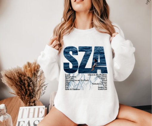 Elevate Your Style with a One Of Kind Custom SZA Sweather Crewneck - Panda DTF Transfers