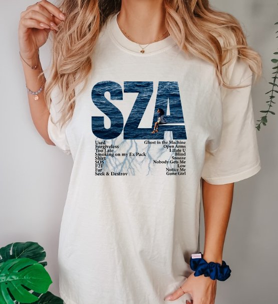 Elevate Your Style with a One Of Kind Custom SZA T-shirt - Panda DTF Transfers