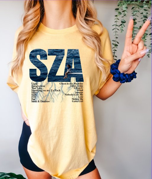 Elevate Your Style with a One Of Kind Custom SZA T-shirt - Panda DTF Transfers