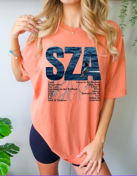 Elevate Your Style with a One Of Kind Custom SZA T-shirt - Panda DTF Transfers