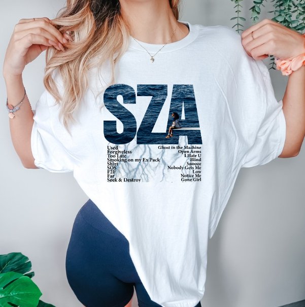 Elevate Your Style with a One Of Kind Custom SZA T-shirt - Panda DTF Transfers