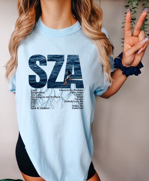 Elevate Your Style with a One Of Kind Custom SZA T-shirt - Panda DTF Transfers