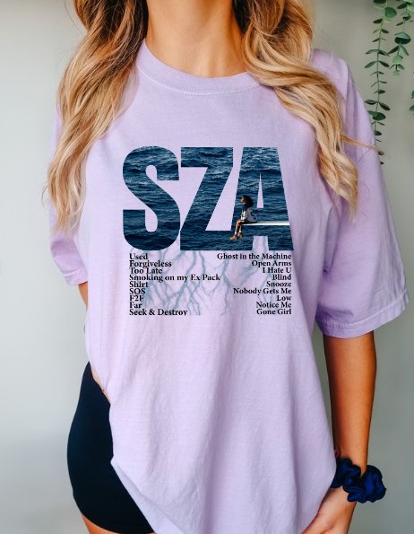 Elevate Your Style with a One Of Kind Custom SZA T-shirt - Panda DTF Transfers