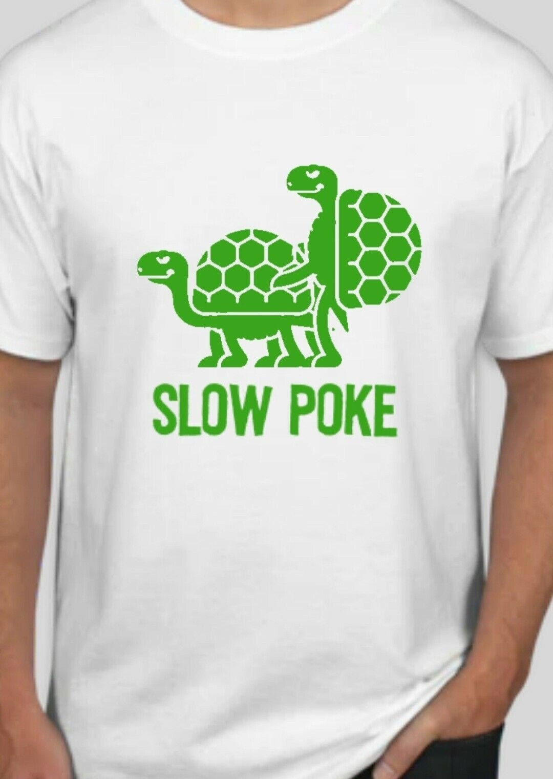 Funny Turtles Slow Poke custom T Shirt T-shirt Humor - Panda DTF Transfers