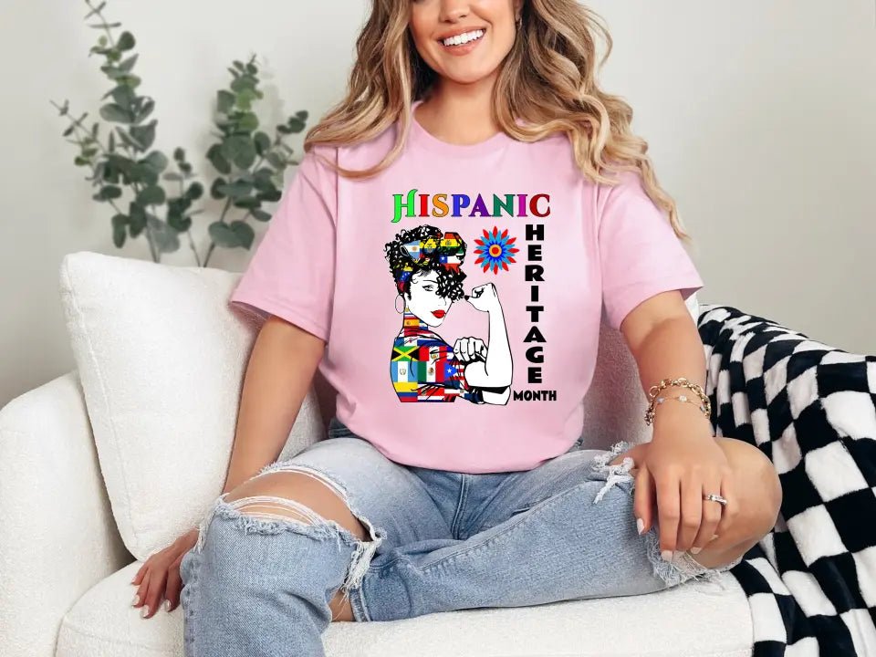 Hispanic Heritage Month Custom T Shirts 25 Custom Designs to choose from - Panda DTF Transfers