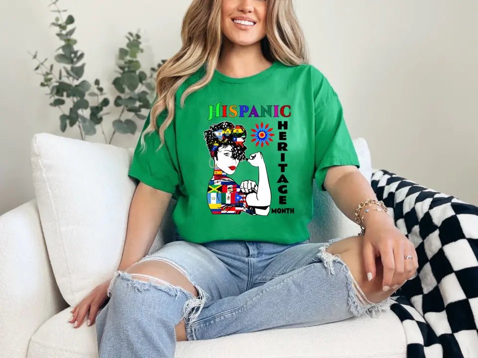 Hispanic Heritage Month Custom T Shirts 25 Custom Designs to choose from - Panda DTF Transfers