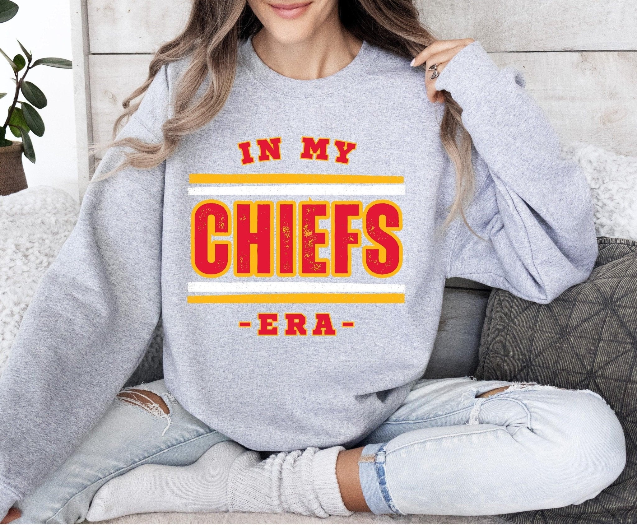 In My Chiefs Era Shirt Travis Kelce Swift Shirt Football Chiefs Jersey Shirt Travis Kelce Football NFL Tshirt Taylor and Travis Sweatshirt - Panda DTF Transfers