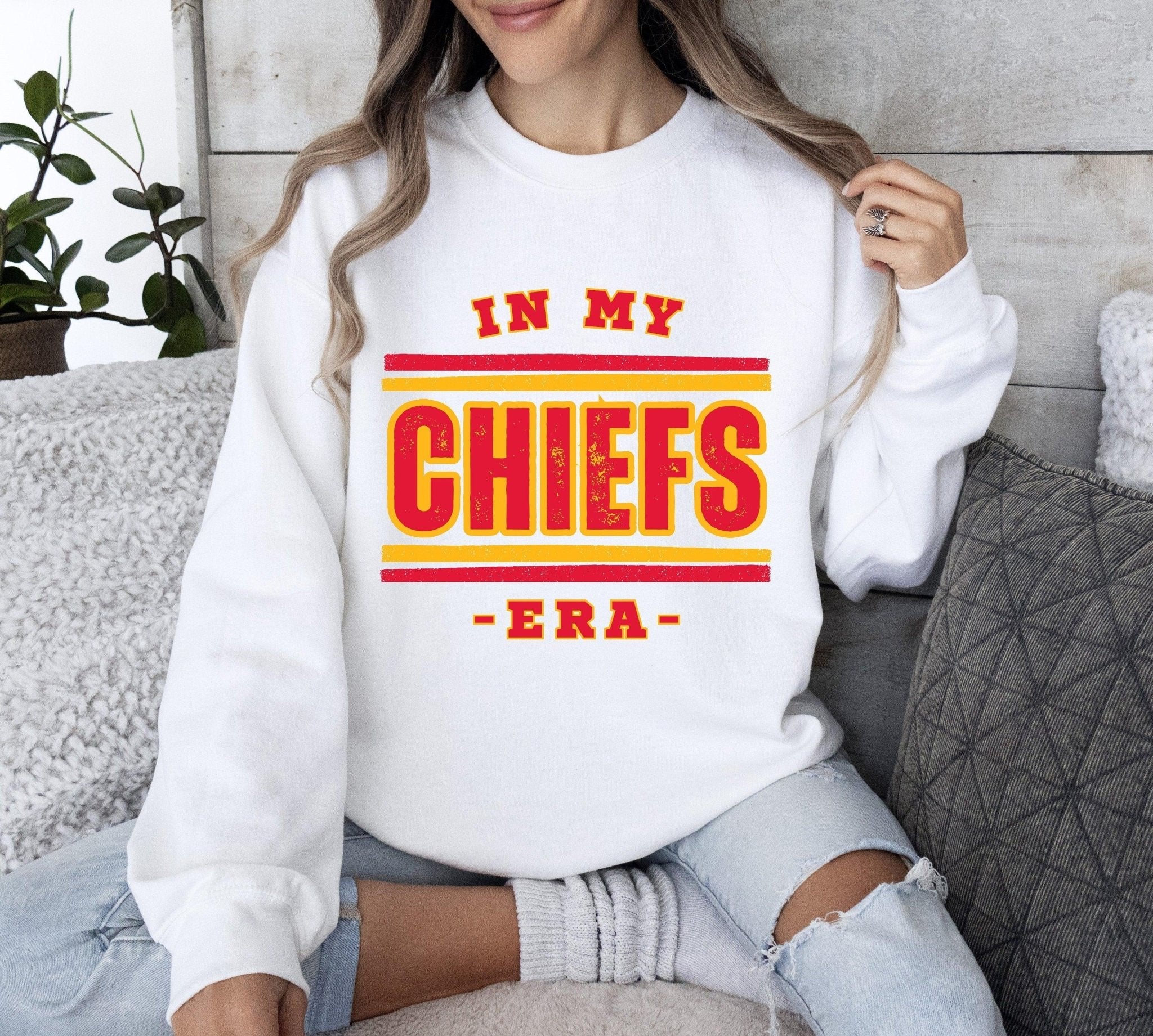 In My Chiefs Era Shirt Travis Kelce Swift Shirt Football Chiefs Jersey Shirt Travis Kelce Football NFL Tshirt Taylor and Travis Sweatshirt - Panda DTF Transfers