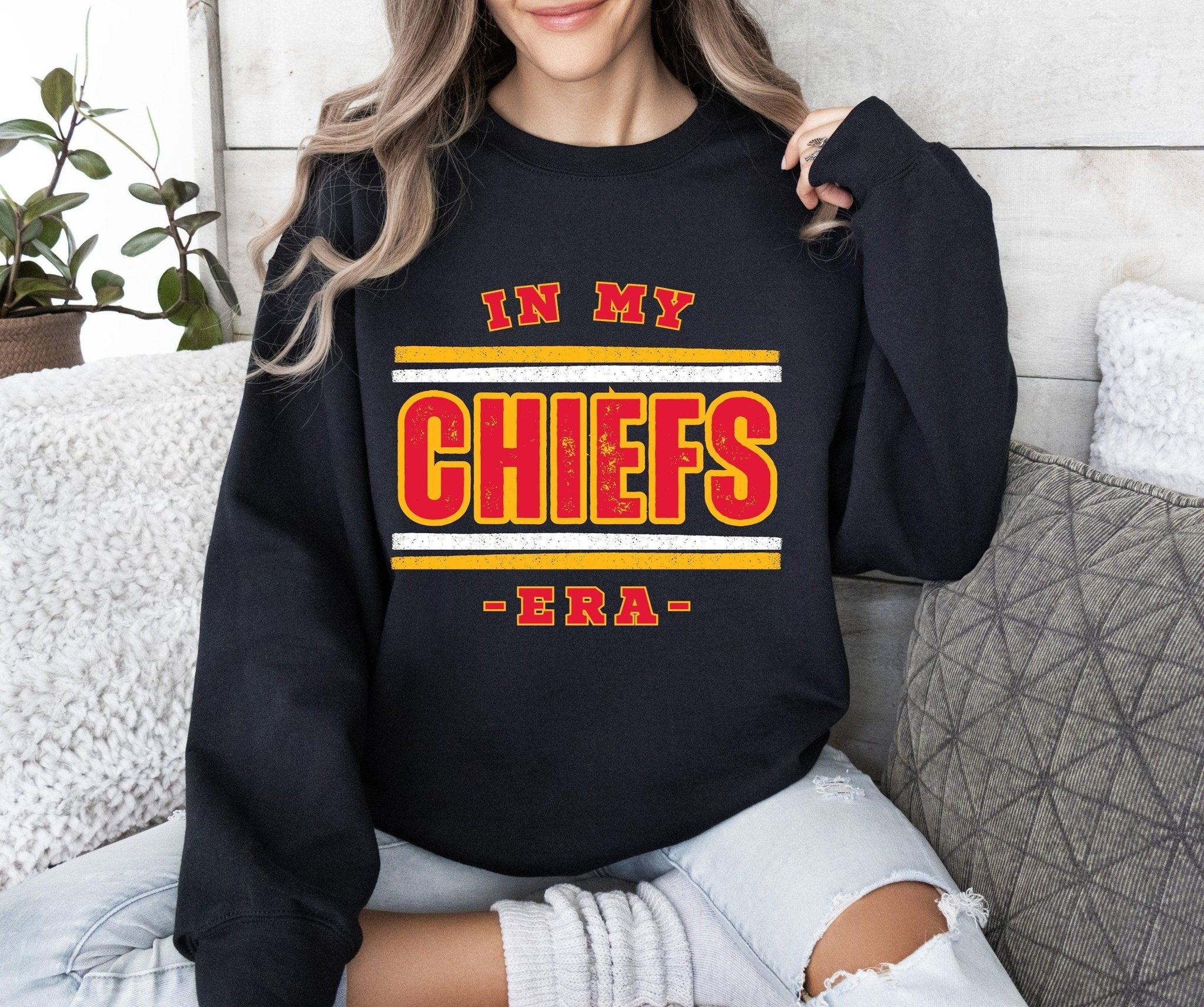 In My Chiefs Era Shirt Travis Kelce Swift Shirt Football Chiefs Jersey Shirt Travis Kelce Football NFL Tshirt Taylor and Travis Sweatshirt - Panda DTF Transfers