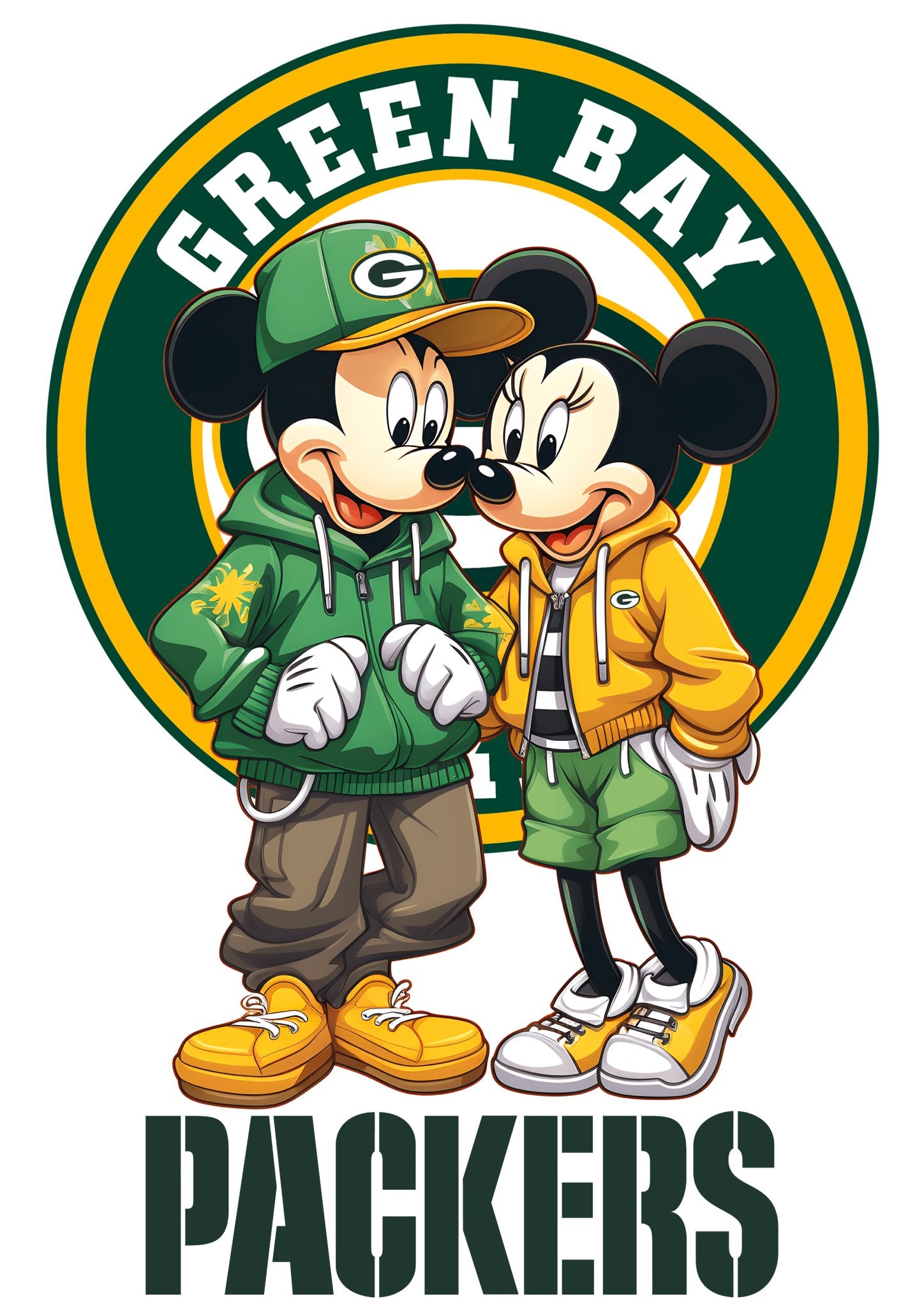 NFL All 32 Teams Mickey Minnie - Panda DTF Transfers