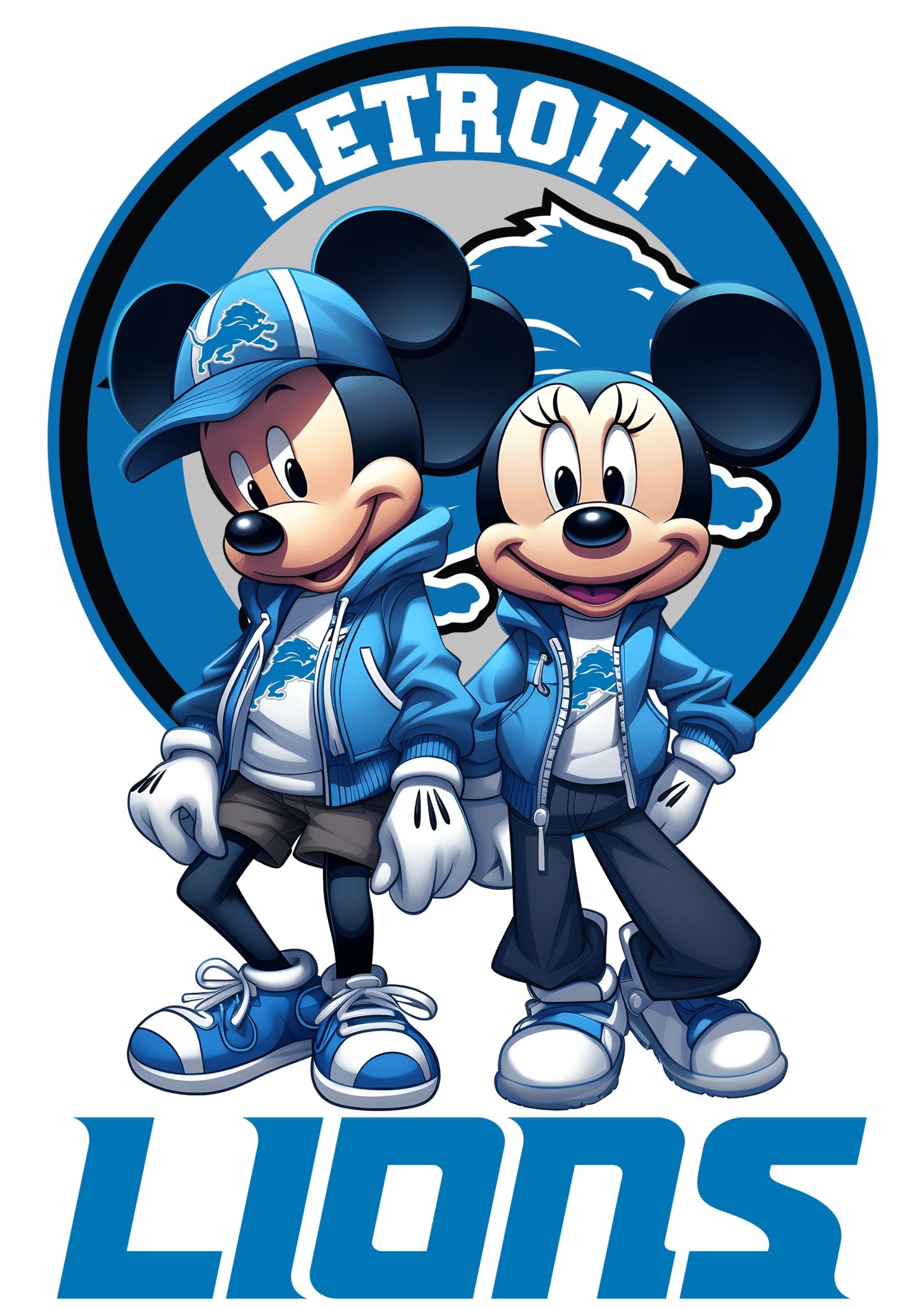 NFL All 32 Teams Mickey Minnie - Panda DTF Transfers