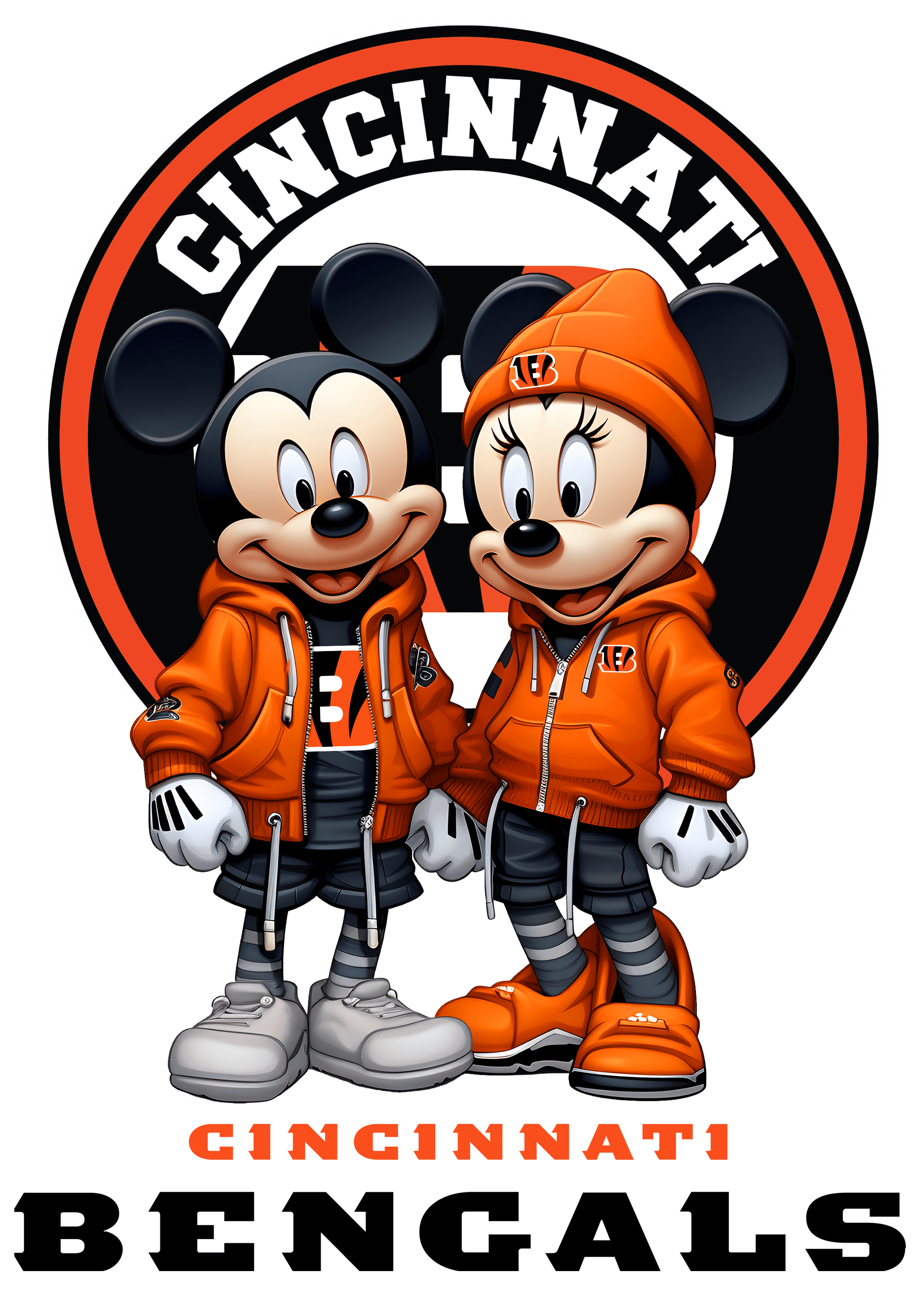 NFL All 32 Teams Mickey Minnie - Panda DTF Transfers