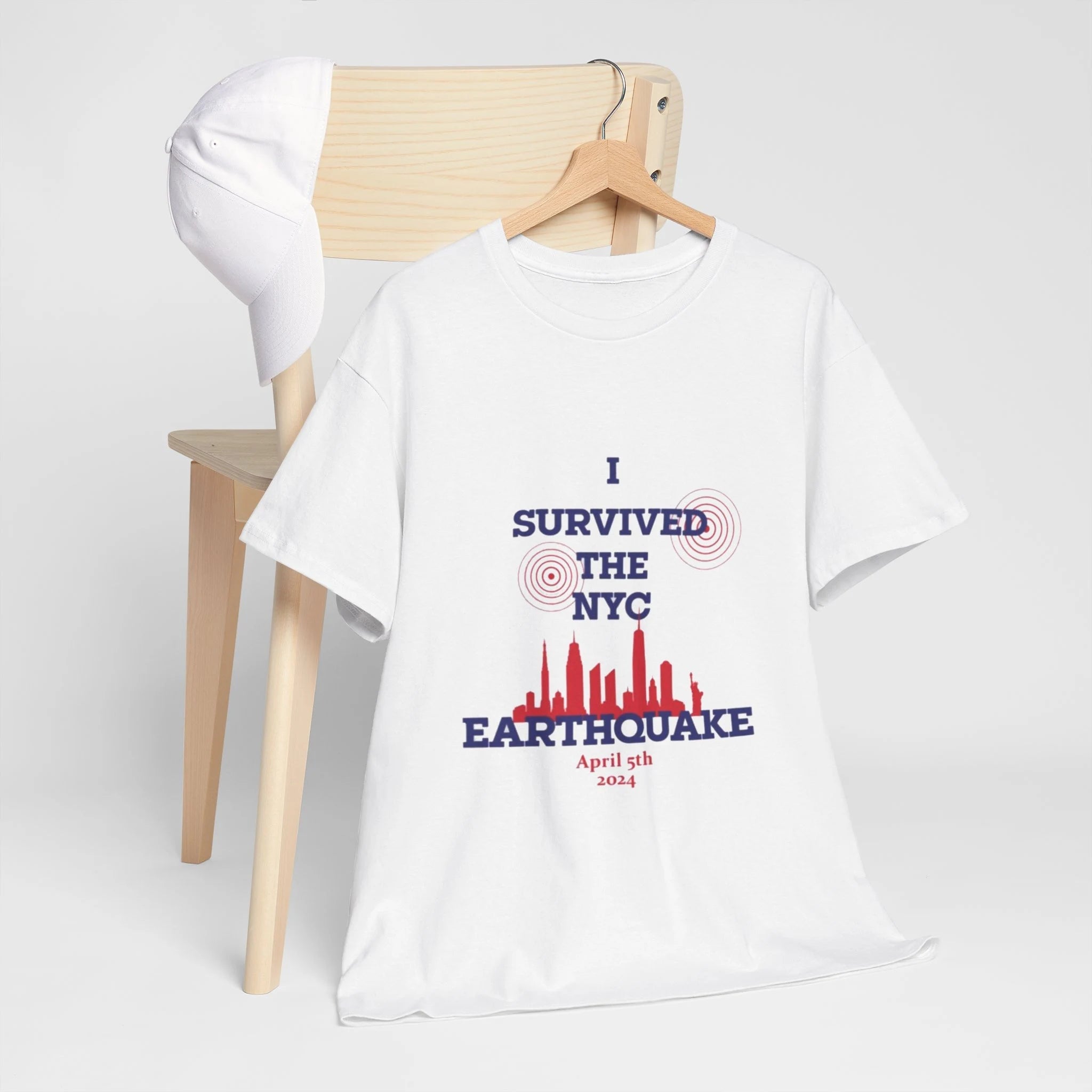 NYC Earthquake Survivor T-Shirt - April 5, 2024 (Unisex) - Panda DTF Transfers