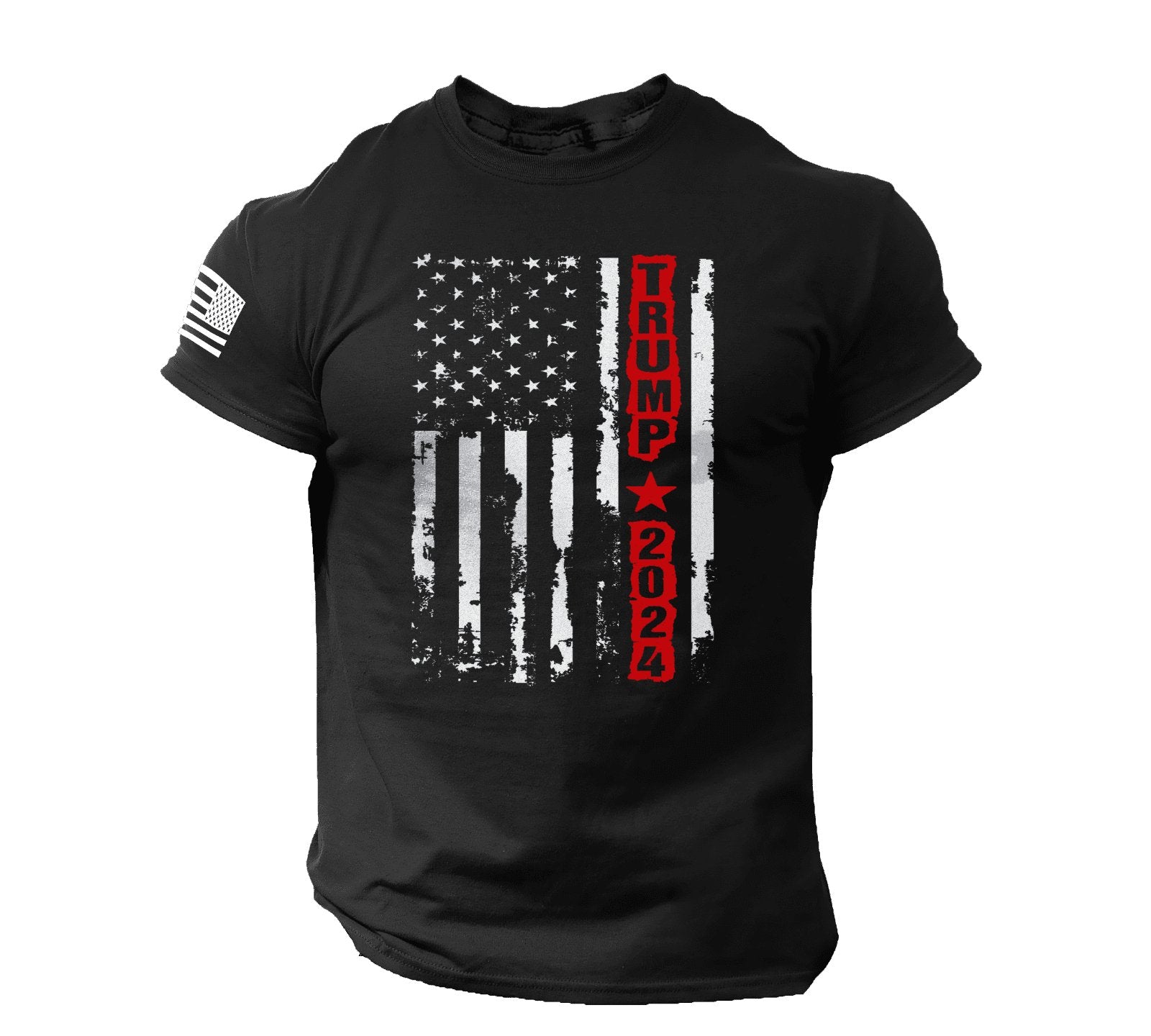 Trump 2024 T-Shirt American Flag MAGA Shirts - Panda DTF Transfers