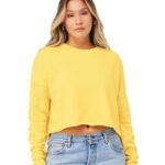 Women's Crop Fleece Crewneck Sweatshirt