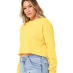 Women's Crop Fleece Crewneck Sweatshirt