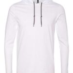 Unisex Softstyle® Lightweight Hooded Long Sleeve T-Shirt