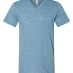 Unisex Textured Jersey V-Neck Tee