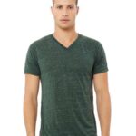 Unisex Textured Jersey V-Neck Tee