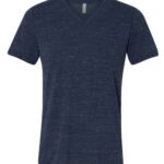 Unisex Textured Jersey V-Neck Tee