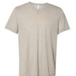 Unisex Textured Jersey V-Neck Tee