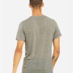 Unisex Textured Jersey V-Neck Tee