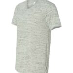 Unisex Textured Jersey V-Neck Tee