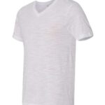 Unisex Textured Jersey V-Neck Tee